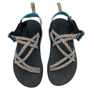 Chaco Kids Size 3 Rainbow Stripe Sandals